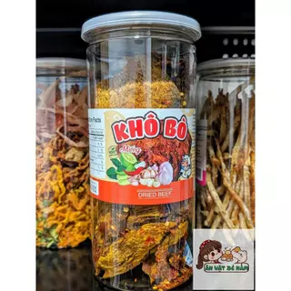 Khô Bò Miếng Mềm Loại Ngon Hủ 300gr - Ăn Vặt Bé Nấm