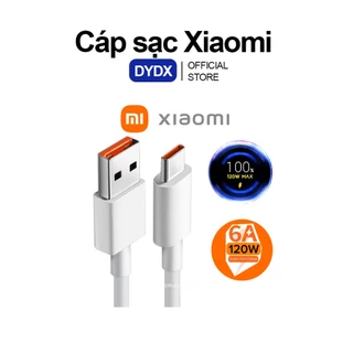 Cáp sạc Xiaomi chính hãng cho sạc 33w  22.5w 27w 67w 120w DYDX bảo hành chính hãng