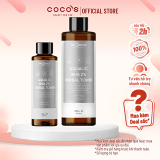 Dung dịch DrCeutics BHA 2% AQUALIC (Nền Nước) Dung dịch Làm Sạch Và Cân Bằng Da 100ml/200ml