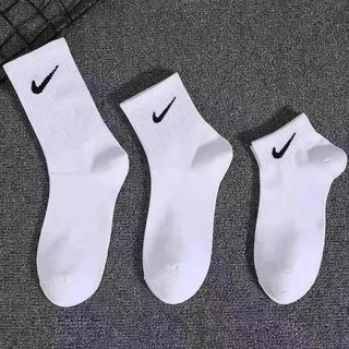 Tất Vớ Nike Trắng Đen Thể Thao Cổ Ngắn Cổ Trung Cổ Cao Nam Nữ Vải Dệt Kim