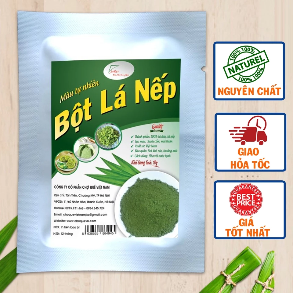 Bột Lá Nếp Lá Dứa Nguyên Chất 20g