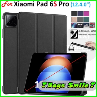 Bao Da , ốp lưng Máy Tính Bảng Cho Xiaomi Pad 6S Pro 12.4 Mi Pad 6S Pro nắp gấp từ tính đóng mở màn hình tự động