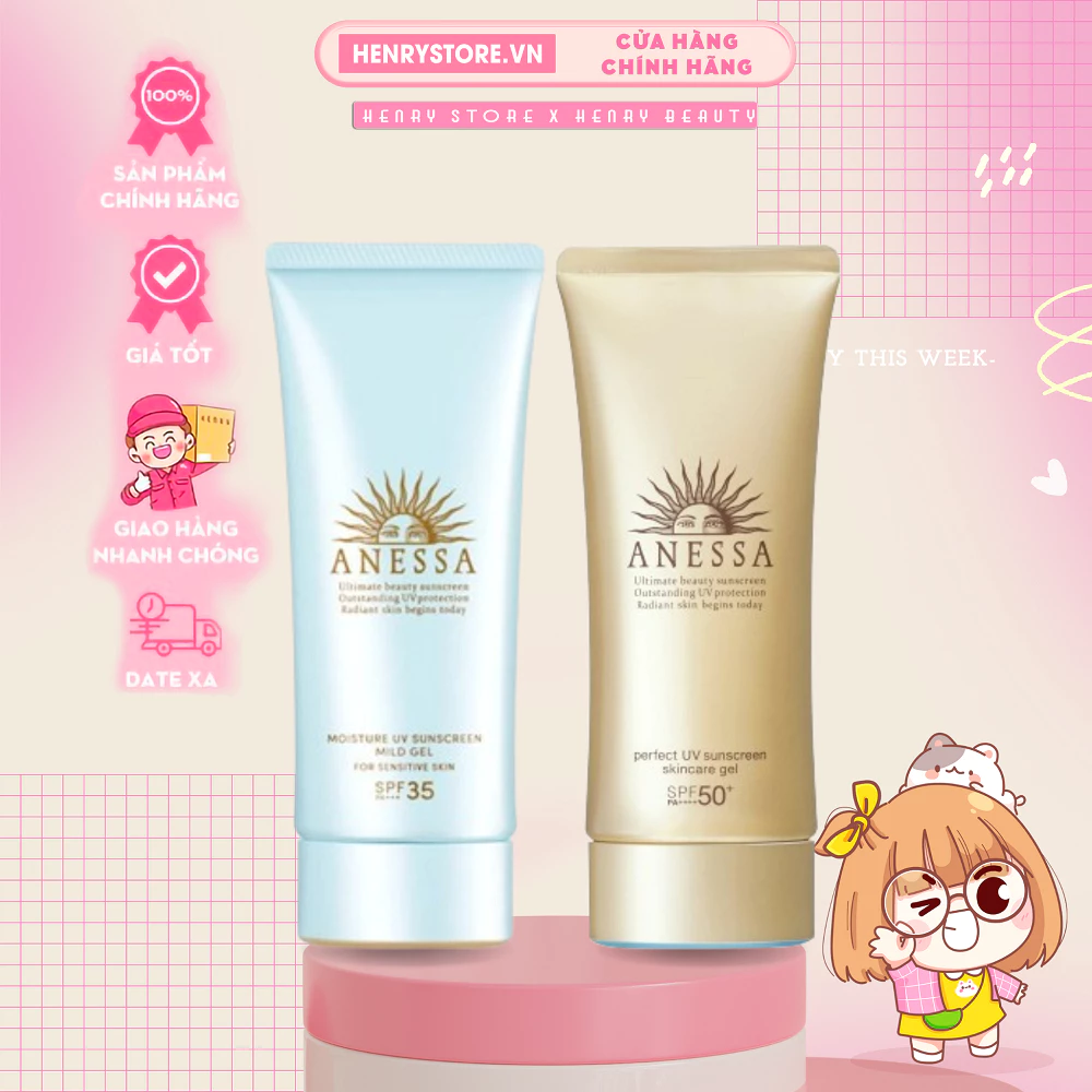 Gel chống nắng Anessa Perfect UV Sunscreen Skincare Gel 90gr