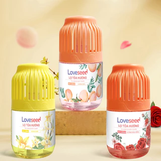 Lọ tỏa hương Loveseed hương thơm tự nhiên dễ chịu khử mùi sáp thơm phòng thế hệ mới 60 ngày