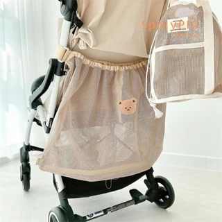 Túi treo xe đẩy đựng đồ cho bé style Hàn Quốc chất liệu sợi Polyester dai bền tiện dụng