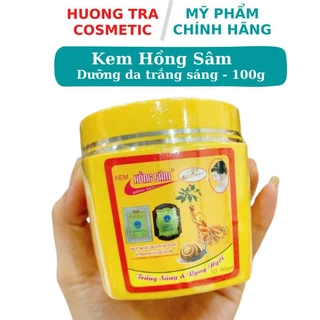 Kem hồng sâm dưỡng trắng da body - 100g