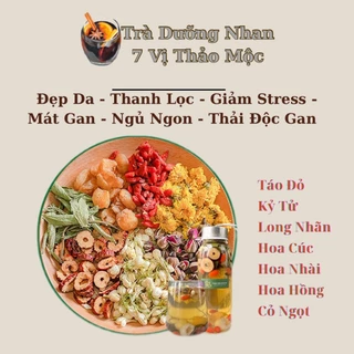 [Set Trà Mix Vị Đặc Biệt] Trà Dưỡng Nhan Làm Đẹp Da, Thanh Lọc Cơ Thể, Thải Độc Gan, Giảm Stress