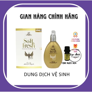 [ MUA 1 TẶNG 1 Nước Hoa Vk ] DUNG DỊCH VỆ SINH PHỤ NỮ Soft Fresh- Đông Anh Collagen X3