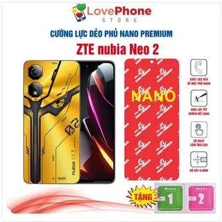 Cường lực ZTE Nubia Neo 2 dẻo phủ Nano Premium chống xước bảo vệ màn hình - Love Phone