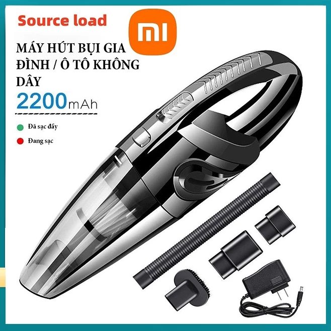 Máy Hút Bụi Cầm Tay, Máy Hút Bụi Mini Không Dây, Vệ Sinh Ô Tô, Gia Đình, Hút Bụi Giường Nệm Xiaomi R-6053 Tiện Dụng Cao