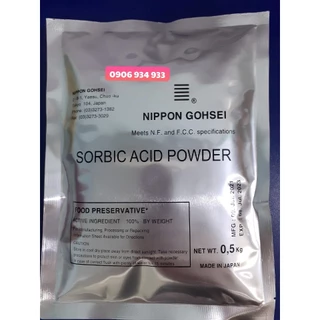 1KG Sorbic Acid (Bịch-Nhật)_Phụ gia chất bảo quản cho thực phẩm (Gói 500Gr)