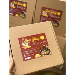 trà gừng đường nâu hộp 500gr