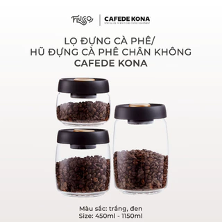 Lọ đựng cà phê / Hũ đựng cà phê chân không Cafede Kona