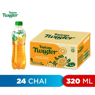 Thùng 24 Chai Nước Giải Khát Twister Cam 320ml