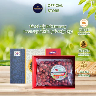 [MẪU MỚI] Táo Đỏ Sấy Khô Samsung Boeun Jujube Hàn Quốc (Hộp 1Kg)