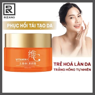 Kem dưỡng trắng da VITAMIN C mờ thâm ngăn ngừa lão hóa, làm săn chắc da - RIZANO