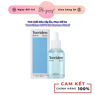 Serum Torriden Dive In Cấp Ẩm và phục hồi da yếu, da nhạy cảm, treatment 50ml thấm nhanh và không gây bít tắc