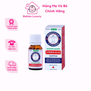 BioAmicus Vitamin D3K2 Cho Bé Từ Sơ Sinh - Chai 10ml