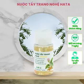 Nước tẩy trang nghệ HATA 120ml nguyên cánh hoa hồng cấp ẩm, làm sạch, dịu nhẹ