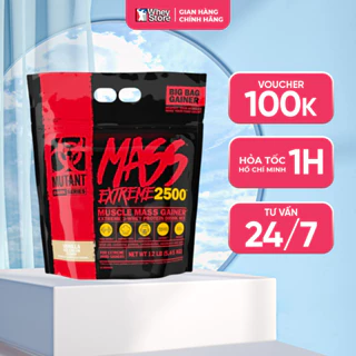 Sữa Tăng Cân Mutant Mass Extreme 2500 Chính Hãng