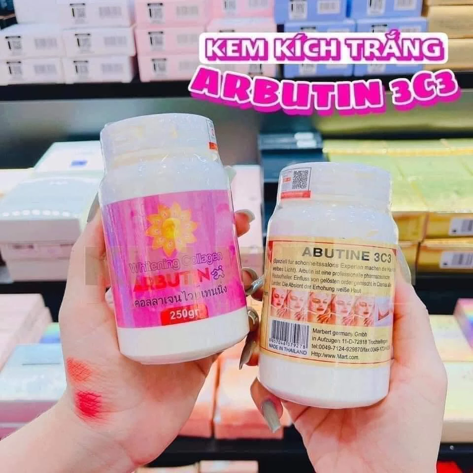 Kem Kích Trắng Abutine 3C3 làm trắng body 250gr