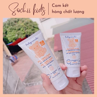 Kem chống nắng cho bé Babycoccole 0M+ an toàn cho trẻ sơ sinh & em bé da nhạy cảm SPF 50+ 30ml/75ml