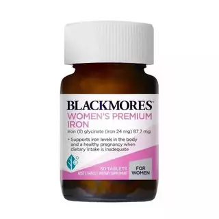 Sắt bầu Blackmores Pregnancy Iron Úc - không táo bón, lọ 30 viên, Mẫu mới