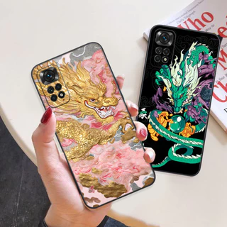 Ốp lưng Xiaomi Redmi Note 11 4G 5G / Note 11S / Note 11 Pro 4G 5G in rồng mẫu đáng yêu xinh xắn hot cute