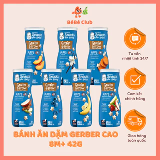 Bánh Ăn Dặm Gerber Cao 8M+ 42g