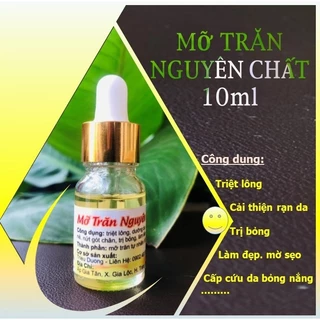 10ml Mỡ Trăn Nguyên Chất