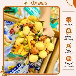 Hạt dinh dưỡng mix trái cây túi 30g, Hạt giòn giòn thơm vị trái cây sấy tự nhiên dinh dưỡng cho mọi lứa tuổi - Tamnuts