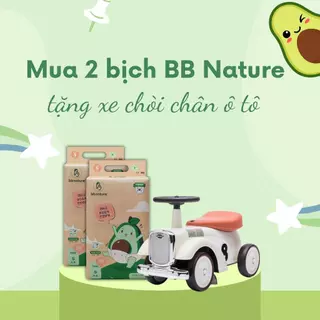 [TẶNG 01 XE CHÒI Ô TÔ] Combo 02 Bịch Bỉm BB Nature