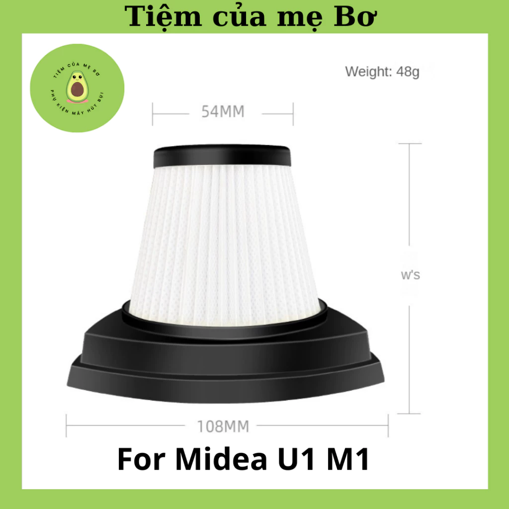 Lõi lọc thay thế cho máy hút bụi Midea U1 M1- Hàng mới 100%