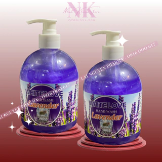 Nước rửa tay White Love / Hoa mai vàng hương lavender chai 500ml