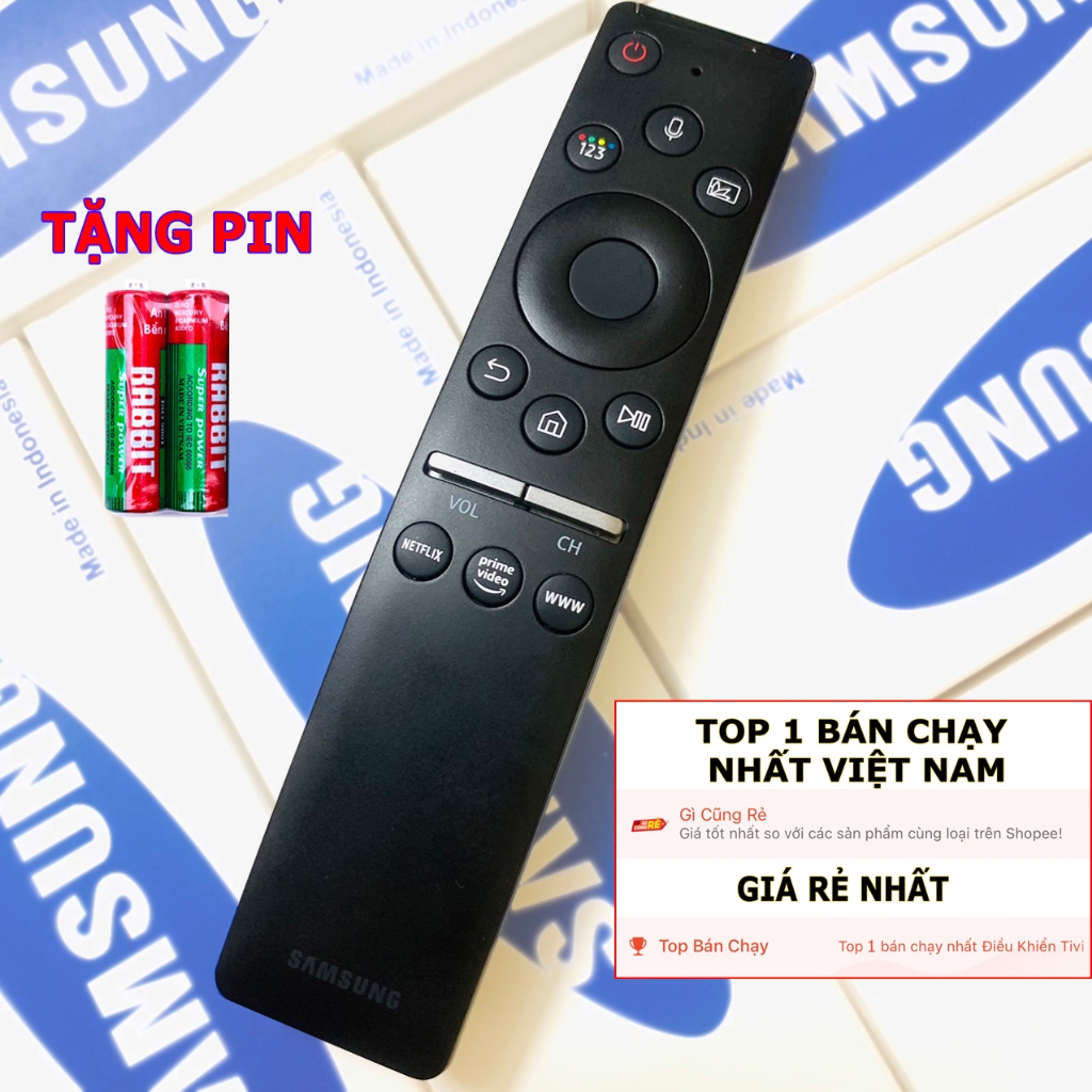 Điều Khiển TV SAMSUNG SMART TẶNG PIN Remote TV SAMSUNG Có MICRO GIỌNG NÓI