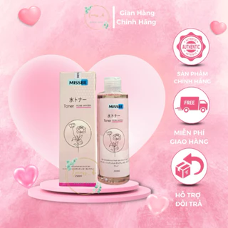 Nước Hoa Hồng MISSBE Dưỡng Da Căng Bóng Và Cân Bằng Độ Ph Cho Da 250ML