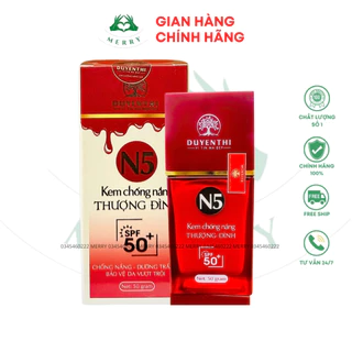 Kem Chống Nắng Mờ Nám Thượng Đình N5 Duyên Thị Chính Hãng MERRY STORE Bảo Vệ Da, Mờ Nám, Sáng Da 50 Ml