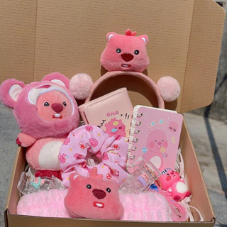 Combo hộp quà tặng phụ kiện gấu loopy hottrend nhiều mẫu dễ thương, quà tặng sinh nhật các dịp lễ cho bạn nữ, bé gái .