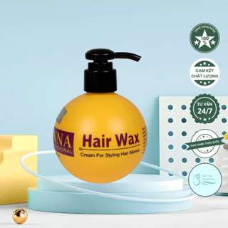 Wax Tạo Kiểu Tóc  Hair Wax Manna Professiona (Vàng) Dưỡng Tóc, Tạo Kiểu Và Giữ Nếp - Chai 200ml - Hàng Chính Hãng