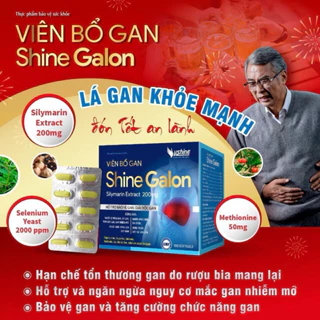 Viên bổ Gan SHINE GALON ( hộp 100 viên) Hỗ trợ bảo vệ gan, giải độc gan.