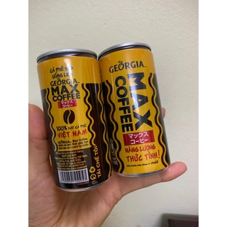 Cà Phê Sữa Uống Liền Georgia Max Coffee Các Loại tách lẻ 180ml 1 lon