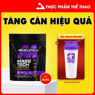 Sữa tăng cân Mass Tech Extreme 2000 6lbs (2.72Kg) - Muscletech USA - Mùi Chocolate, Vani