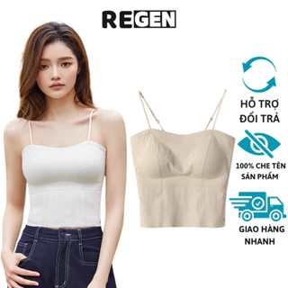 Áo 2 dây nữ có mút ngực tôn dáng,áo bra nữ 2 dây mảnh trơn mềm,áo croptop có mút ngực