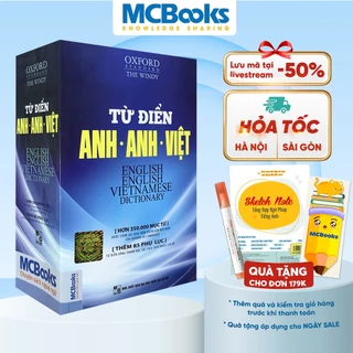 Sách - Từ Điển Anh Anh Việt Phiên Bản Bìa Mềm Màu Xanh - Giải Nghĩa Đầy Đủ Ví Dụ Phong Phú