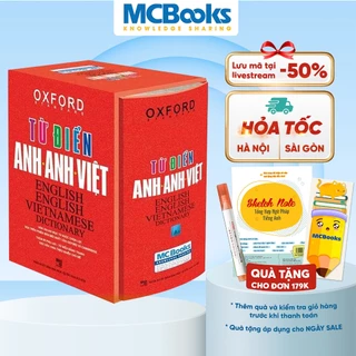 Sách - Từ Điển Anh Anh Việt Phiên Bản Bìa Cứng Màu Đỏ - Giải Nghĩa Đầy Đủ Ví Dụ Phong Phú