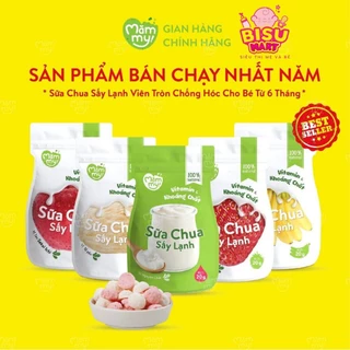 Sữa chua sấy lạnh 20g nguyên bản Mămmy 5 vị: Tổ yến, Táo, Dâu, Chuối, chống hóc, bổ sung vitamin cho bé từ 6 tháng tuổi