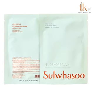 Mặt nạ Sulwhasoo First Care phục hồi chống lão ẩm da từ bên trong