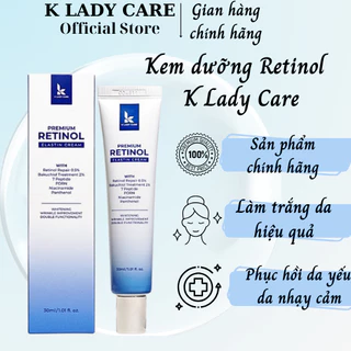 [CHÍNH HÃNG] Kem Dưỡng K Lady Care 0.5% Retinol 30ml Premium Retinol Elastin Cream,tái tạo trẻ hóa
