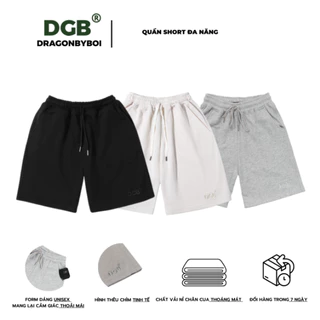 QUẦN SHORT BASIC DRAGONBYBOI - chất nỉ cotton chân cua ống rộng, thoải mái thời trang cao cấp