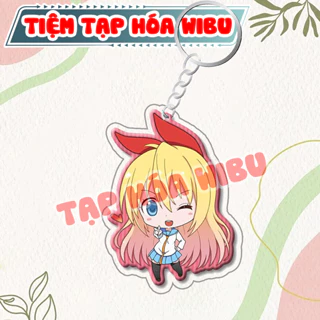 Móc khoá Keychain Acrylic Nisekoi Kirisaki Chitoge Onodera Kosaki Tachibana Marika Ichijou Raku Anime Manga M500